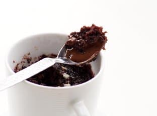 Microwave Eggless Chocolate Lave Mug Cake