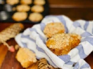 Apple Cider Muffins with Cinnamon Streusel