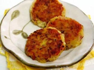 Bacon Potato Cake with Cheese