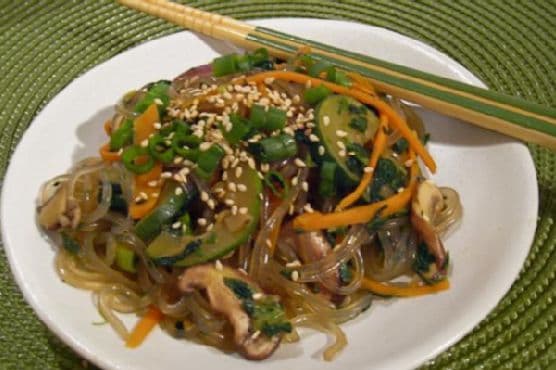Chapchae (Korean Stir-Fried Noodles)