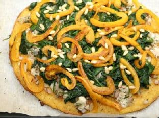 Polenta Pie With Italian Toppings