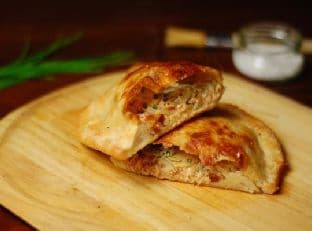 Smoked Salmon and Mascarpone Calzone