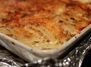 Thyme-scented Scalloped Potatoes
