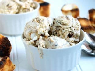 Toasted Marshmallow Ice Cream