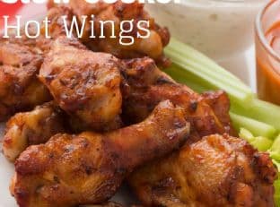 Slow Cooker Spicy Hot Wings