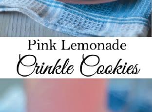Pink Lemonade Crinkle Cookies