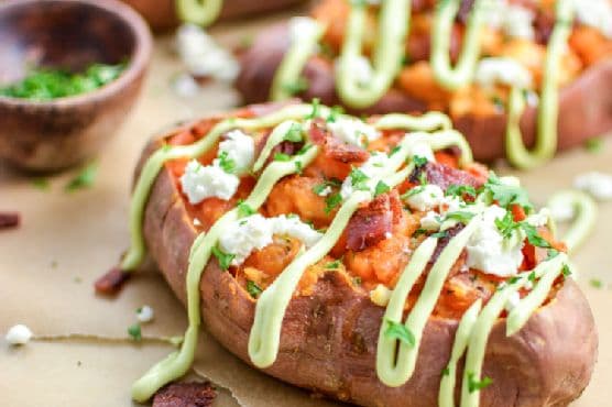 Brown Butter Twice Baked Sweet Potatoes