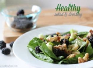 Healthy Salad and Dressing