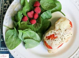 Basil Infused Balsamic Oven Baked Chicken