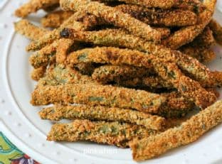 Crispy Baked Green Bean Fries